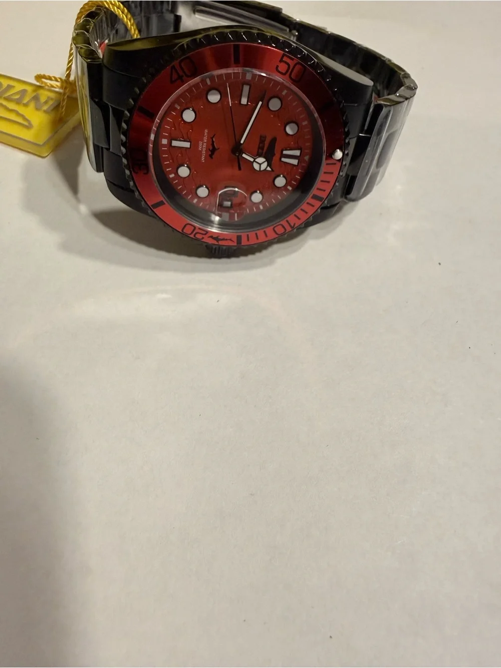 Invicta Pro Diver Vectide(Black Label) Men's Watch - 42mm, Red/Black